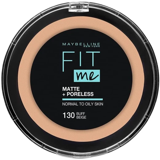 Maybelline New York Fit Me Matte and Poreless Compact Face Powder,130, Buff Beige Maybelline New York Fit Me Matte and Poreless Compact Face Powder,130, Buff Beige