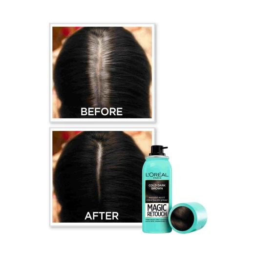 L'Oreal Paris Magic Retouch Instant Root Concealer, Black100 gm - L'Oreal Paris - Image 4