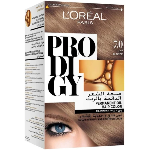L'Oreal Paris Prodigy Permanent No Ammonia Hair Color 7.0 Blonde 150g L'Oreal Paris Prodigy Permanent No Ammonia Hair Color 7.0 Blonde 150g