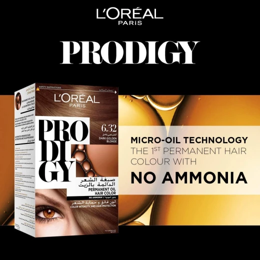 L'Oréal Paris Prodigy Permanent No Ammonia Hair Color , Number 6.32 - L'Oreal Paris - Image 3