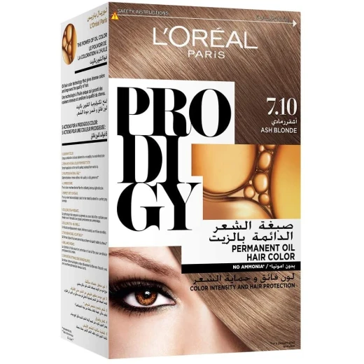 L'oreal Paris Prodigy Permanent Hair Oil Color, 7.1 Silver Ash Blonde L'oreal Paris Prodigy Permanent Hair Oil Color, 7.1 Silver Ash Blonde