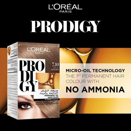 L'oreal Paris Prodigy Permanent Hair Oil Color, 7.1 Silver Ash Blonde - L'Oreal Paris - Image 2