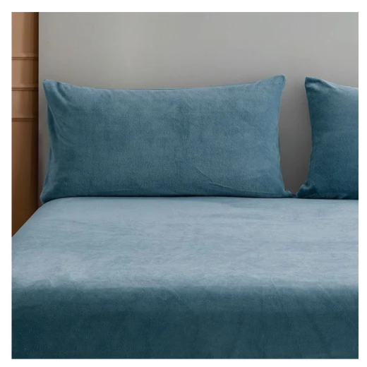 Nova home warmfit winter microfleece pillowcase set blue color 2 pieces Nova home warmfit winter microfleece pillowcase set blue color 2 pieces