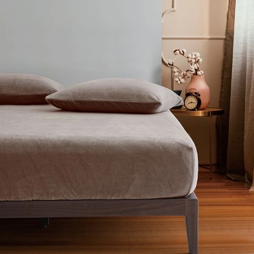 Nova home warmfit winter microfleece fitted sheet set moka king/super king - Nova Home - Image 6