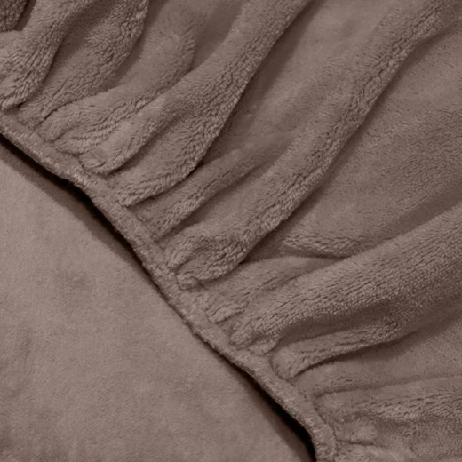 Nova home warmfit winter microfleece fitted sheet set moka king/super king - Nova Home - Image 7