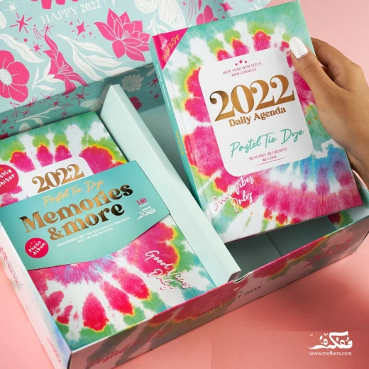 صندوق أجندة 2022 بتصميم باستيل من مفكرة - مفكرة - Image 4