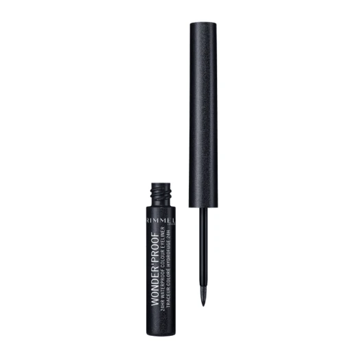 Rimmel London Wonder Proof Eyeliner Sparkly Anthracite 24 Hour Waterproof Eye Makeup with Flexible Tip Rimmel London Wonder Proof Eyeliner Sparkly Anthracite 24 Hour Waterproof Eye Makeup with Flexible Tip