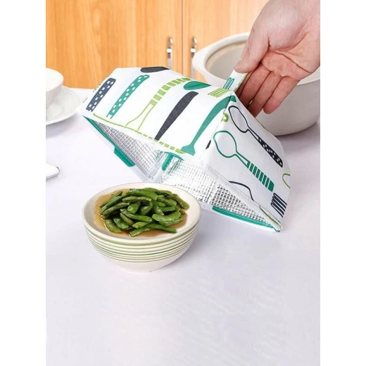 غطاء طعام معزول قابل للطي ، لون عشوائي ، قطعة واحدة - Image 4