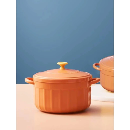وعاء من الستانلس ستيل مع غطاء - Image 2