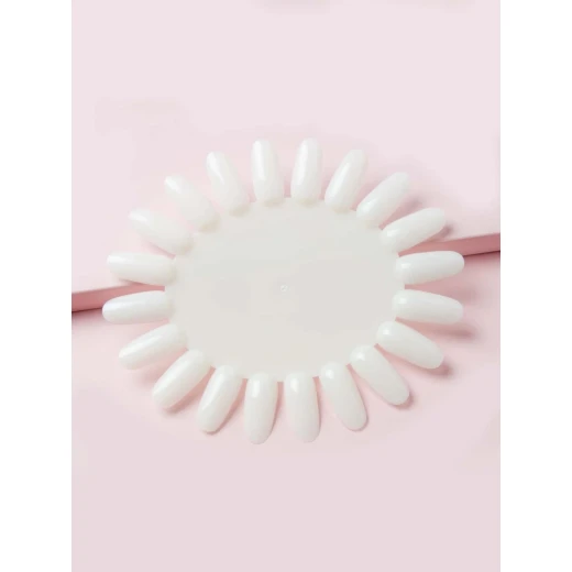 بطاقة عرض طلاء الأظافر البلاستيكية ، باللون بيج - Image 5