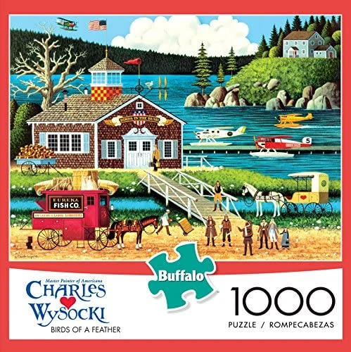 احجية تركيب 1000 قطعة من بافلو جيمز