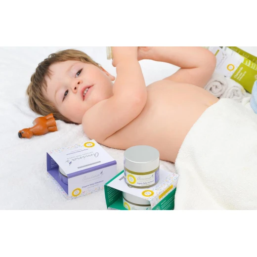 Amina's Organic Baby Ointment with Herbs, 50 Ml - Amina's Natural Skin Care - Image 3