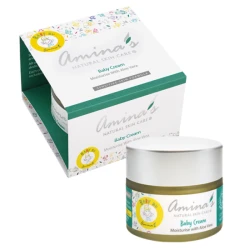 Amina's Organic Natural Aloevera Baby Cream, 50 Ml