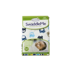 Modern Baby Soft Warm Swaddle, Adjustable Infant Wrap, Small to Medium Size, White