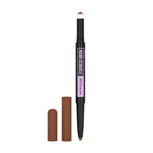 Maybelline New York Express 2-In-1 Pencil and Powder Eyebrow Makeup, Medium Brown