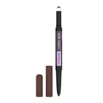 ميبيلين نيويورك قلم وبودرة حواجب 2 في 1 من اكسبرس براو، اسود بني، قطعة واحدة - Maybelline