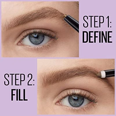 Maybelline New York Express 2-In-1 Pencil and Powder Eyebrow Makeup, Medium Brown - Maybelline New York - Image 5