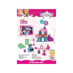 Castle Set Dollhouse Toy for Kids
