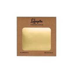 Lafayette Satin Pillowcase for Hair and Skin Queen Maroon 2 Pack, Gold