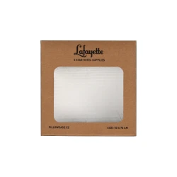 Lafayette Satin Pillowcase for Hair and Skin Queen Maroon 2 Pack, White