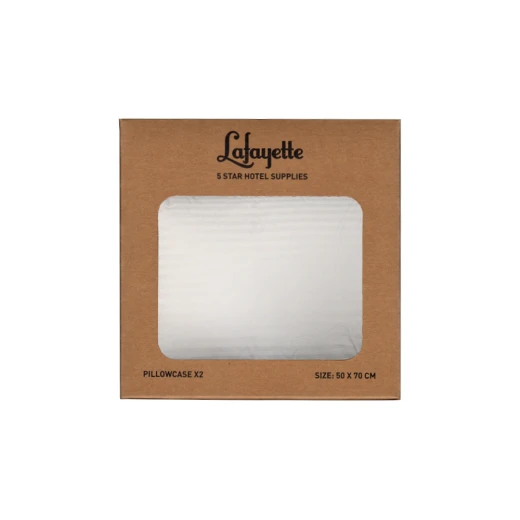 Lafayette Satin Pillowcase for Hair and Skin Queen Maroon 2 Pack, White