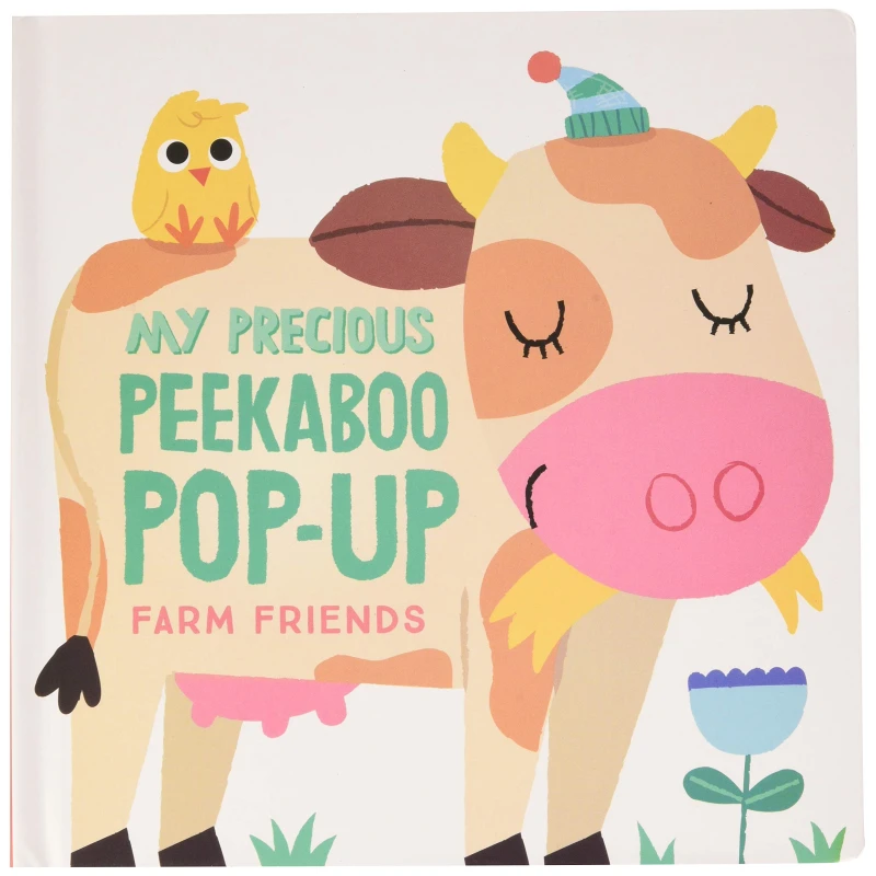 كتاب الأصدقاء في المزرعة المنبثق من My Precious Peekaboo للأطفال الصغار تعليمي للتعلم والترفيه