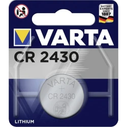 Varta 1x CR2430 Lithium Battery 3V 280mAh VARTA-CR2430