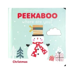 Christmas Toddler Interactive Book with Flaps Learn New Words Holiday Fun Gift 2024 Edition