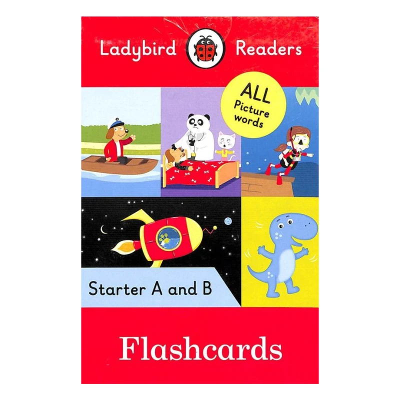 بطاقات تعليمية لتعليم اللغة الإنجليزية للمبتدئين من ليدي بيرد - Ladybird readers
