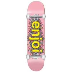 Enjoi Skateboard Candy Coated Complete, Pink, Size 8.25 Inches