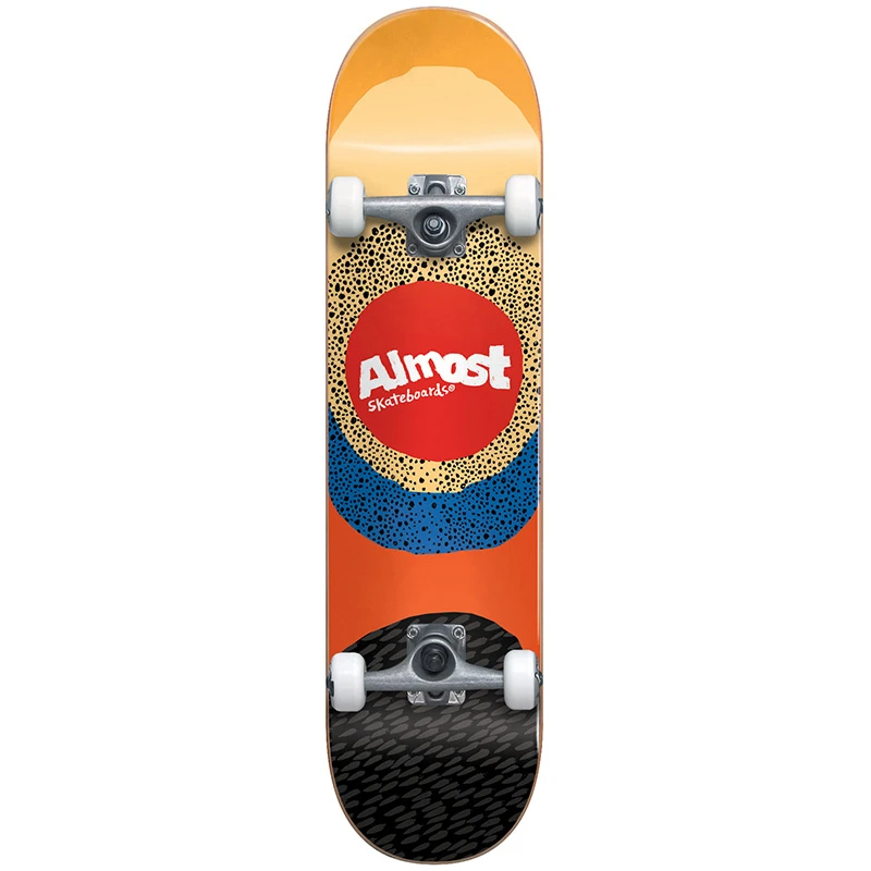 Almost Radiate First Push Complete Skateboard ,Yellow, Size 7.5 Inches - Almost