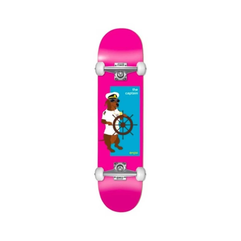 Enjoi Complete Skateboard, Pink, 7.25 Inches - Enjoi