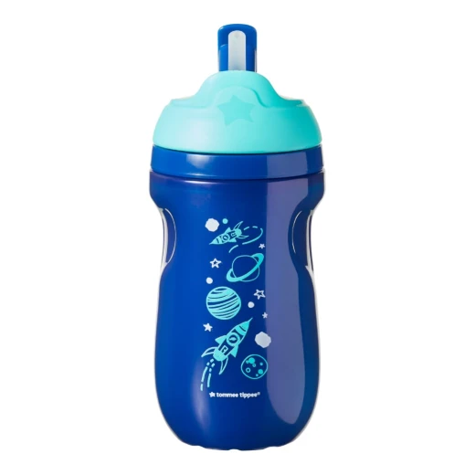 Tommee Tippee Insulated Straw Cup, Green Tommee Tippee Insulated Straw Cup, Green