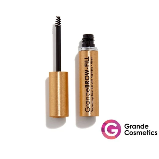 Grande Cosmetics Grandebrow-fill Volumizing Brow Gel, Tinted Or Clear Eyebrow Mascara, Soft Flexible Hold, Water Resistant Grande Cosmetics Grandebrow-fill Volumizing Brow Gel, Tinted Or Clear Eyebrow Mascara, Soft Flexible Hold, Water Resistant