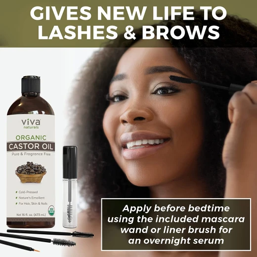 Viva Naturals Organic Castor Oil for Hair - Viva Naturals - Image 5