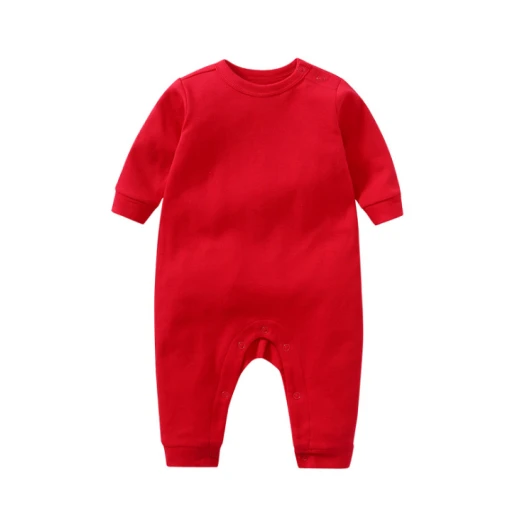 ثوب داخلي للأطفال بأكمام طويلة ، أحمر , 12 أشهر ثوب داخلي للأطفال بأكمام طويلة ، أحمر , 12 أشهر