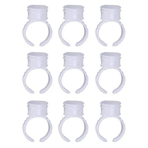 Microblading Rings Tattoo Ink Holder 10pcs For Semi Permanent Makeup - Microblading