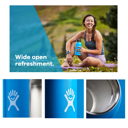 Hydro Flask Wide Flex Cap, 946ml, Pacific - Hydro Flask - Image 2
