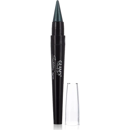 Glam Sublime Kajal Green Eyeliner Pencil with Jojoba Oil Long Lasting Eye Makeup for Precise Application - Glam - Image 2