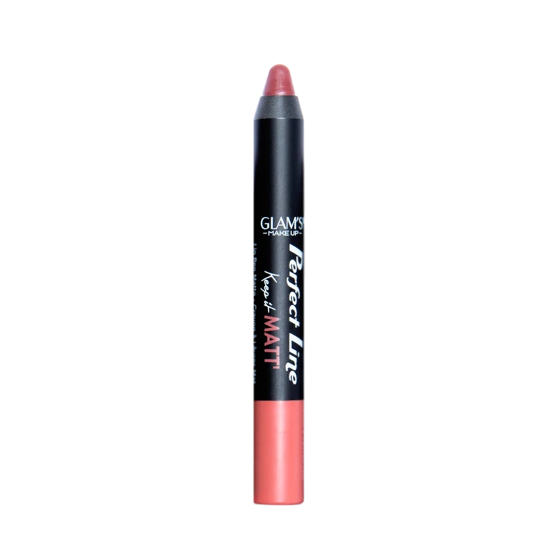 Glam's Perfect Line Long Lasting Matte Lip Liner Makeup Essential for Defined Lips - Glam