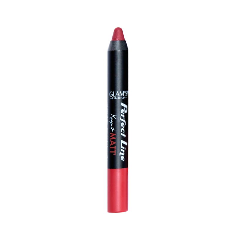 Glam's Deeply Matt Lip Pencil Long Lasting Makeup for Perfectly Defined Lips Non Drying Formula - Glam