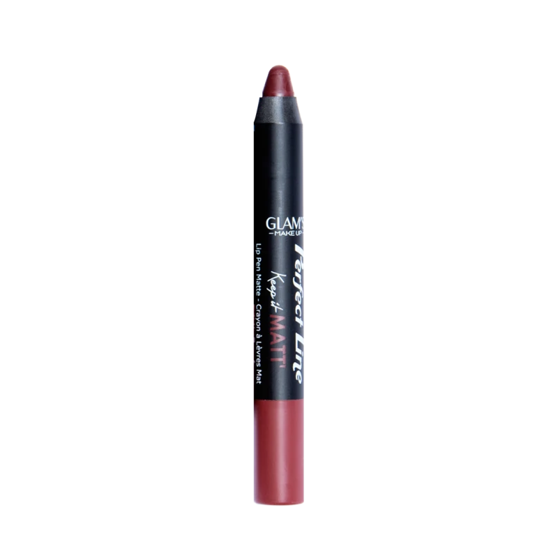 Glam's Perfect Line Berry Matt 772 Lipstick Creamy Matte Finish Long Lasting Lip Makeup for Flawless Lips - Glam perfect line