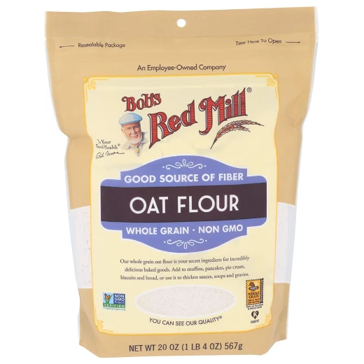 Bob's Red Mill Whole Grain Oat Flour, 567gram Bob's Red Mill Whole Grain Oat Flour, 567gram