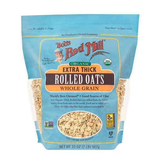 Bob's Red Mill Organic Extra Thick Rolled Oats, 907gram Bob's Red Mill Organic Extra Thick Rolled Oats, 907gram