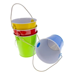 Bazic Mini Tin Pail with Handle, 1 Pail