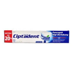 Ciptadent Fresh Mint Toothpaste, 75g+20%