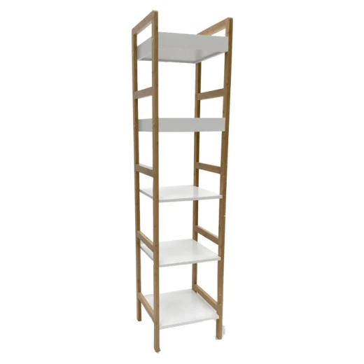 Nova Home Zest Rack Unit, Bamboo, 5 Shelves Nova Home Zest Rack Unit, Bamboo, 5 Shelves