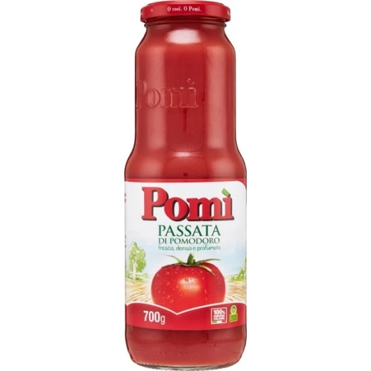 Pomito Strained Crushed Tomatoes Glass, 700gram Pomito Strained Crushed Tomatoes Glass, 700gram