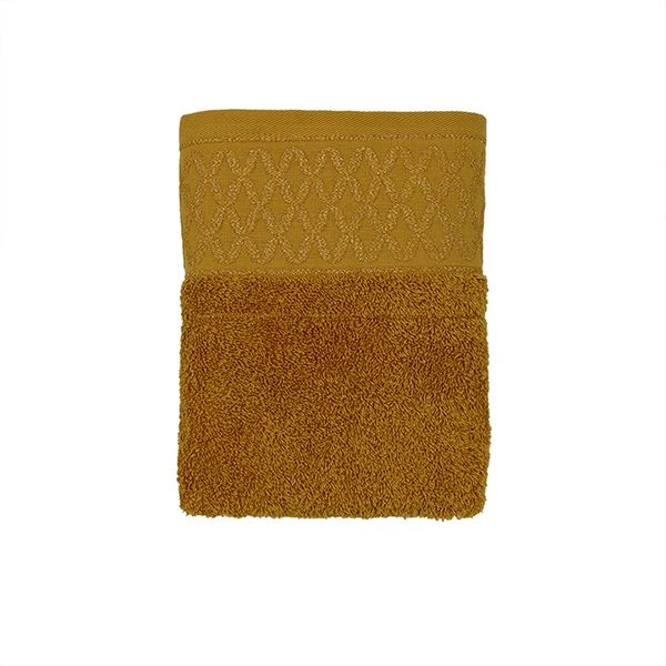 Nova Home Carrara, Cotton Jacquard Towel, Bath Towel, Yellow Color - Nova Home
