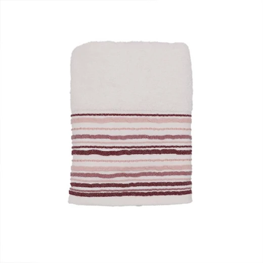 Nova Home Lena, Cotton, Jacquard Towel, Bath Towel, Ivory Color Nova Home Lena, Cotton, Jacquard Towel, Bath Towel, Ivory Color